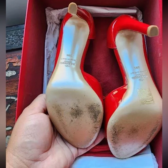 Red Valentino heels shoes size 9.5 - Picture 7 of 9